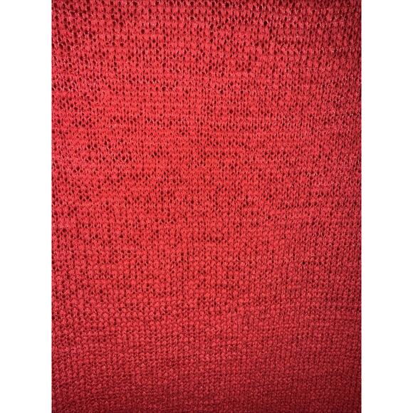 Rachel Zoe Women’s Knit Sweater Red Size Medium Long Sleeve Pullover Casual Cozy - Picture 3 of 6